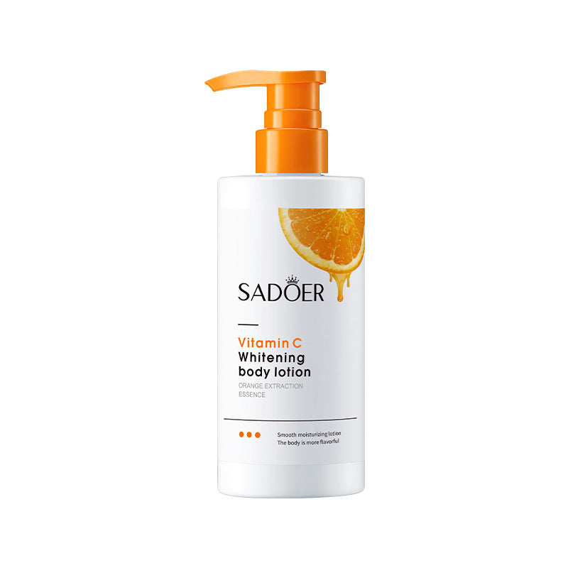 Full English VC Whitening Body Lotion SADOER Vitamin C Moisturizing and Hydrating Skin Care  Wholesale