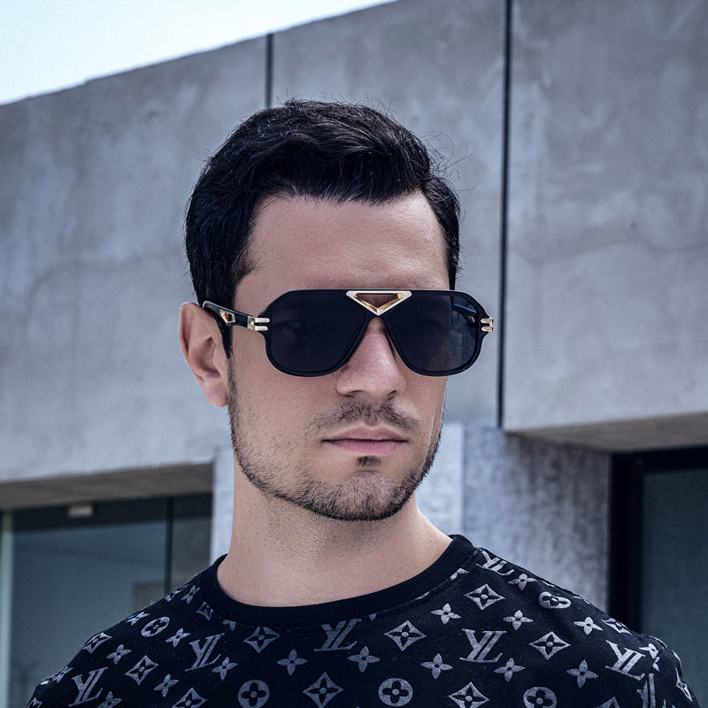 European and American Retro Steampunk Sunglasses for Men High-End Sunglasses Men's Trendy Glasses Wholesale shades