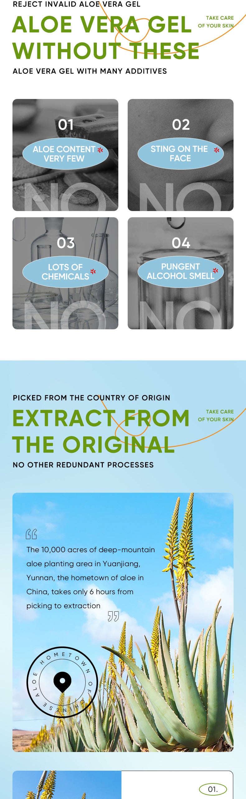 Aloe Vera Gel Aloe Vera Gel300g Large Capacity Hydrating Moisturizing Nourishing Cross-Border Foreign Trade Live Wholesale