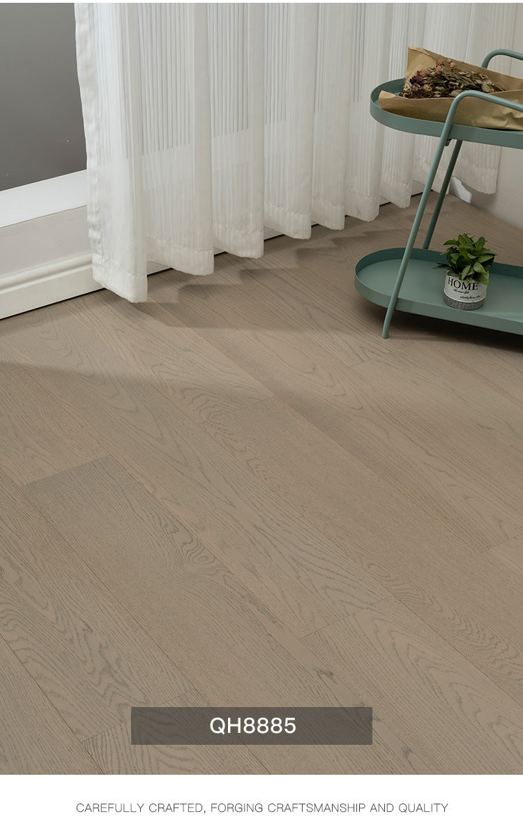 Oak Black Walnut Full Birch Base Material Multi-layer Solid Wood Composite Flooring Wear-resistant Medieval Style Song Dynasty Aesthetics ENF Environmental Protection