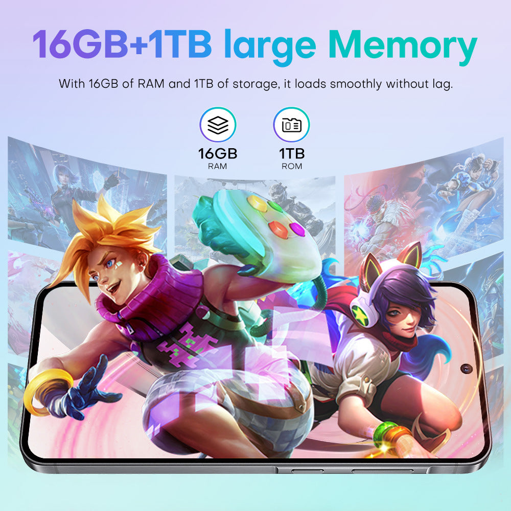 A56New Smart5G Mobile Phone7.3incell Notch Screen16+1TB Wholesale Source Factory