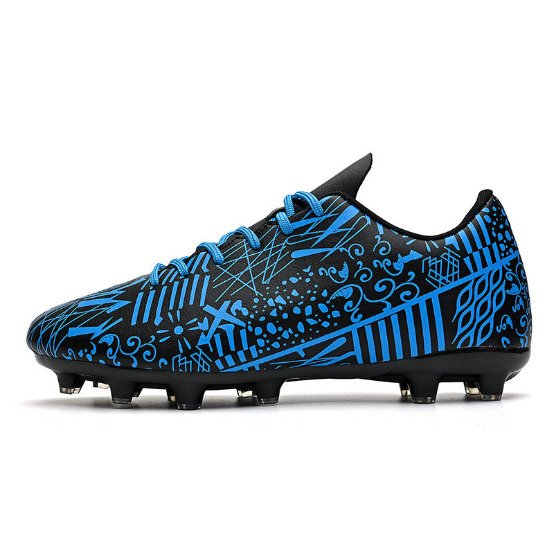 New Men's Football Shoes Low-Cut Long Spikes Broken Spikes Youth Student Professional Training Sports Shoes