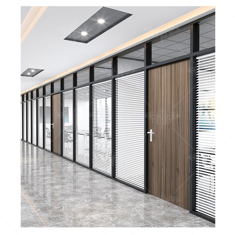 Office Commercial Apartment Entry Automatic Aluminium Frame Sensor Glass Sliding Door