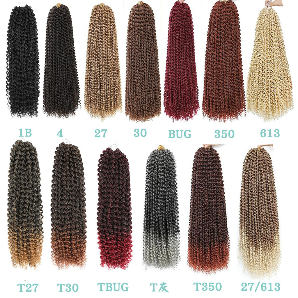 TEMU Hot Selling Cross-Border Export Crochet Hair Passion Water Ripple Curve15Crochet Hair Extensions African Wig Found