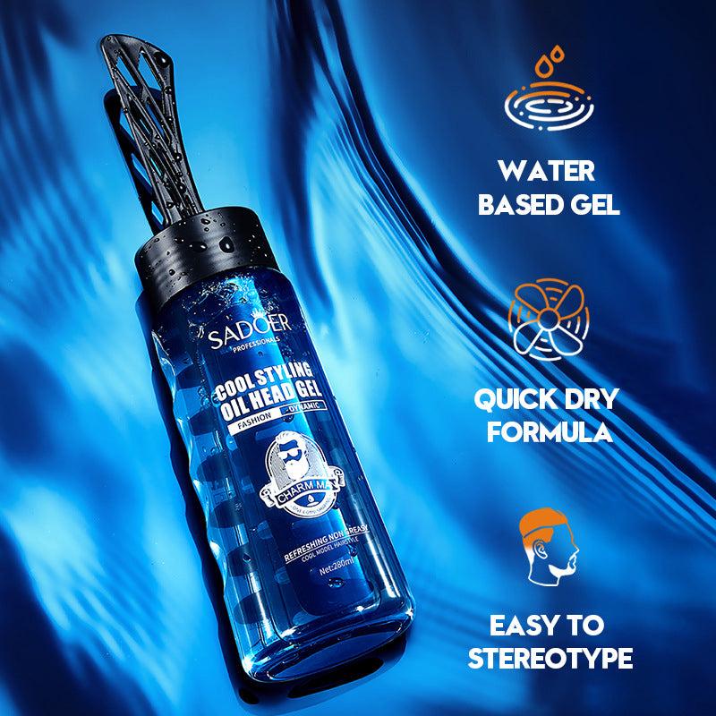 Men's styling gel for slicked-back hair SADOER Natural Fluffy Fragrant Hair Wax Cross-Border Wholesale