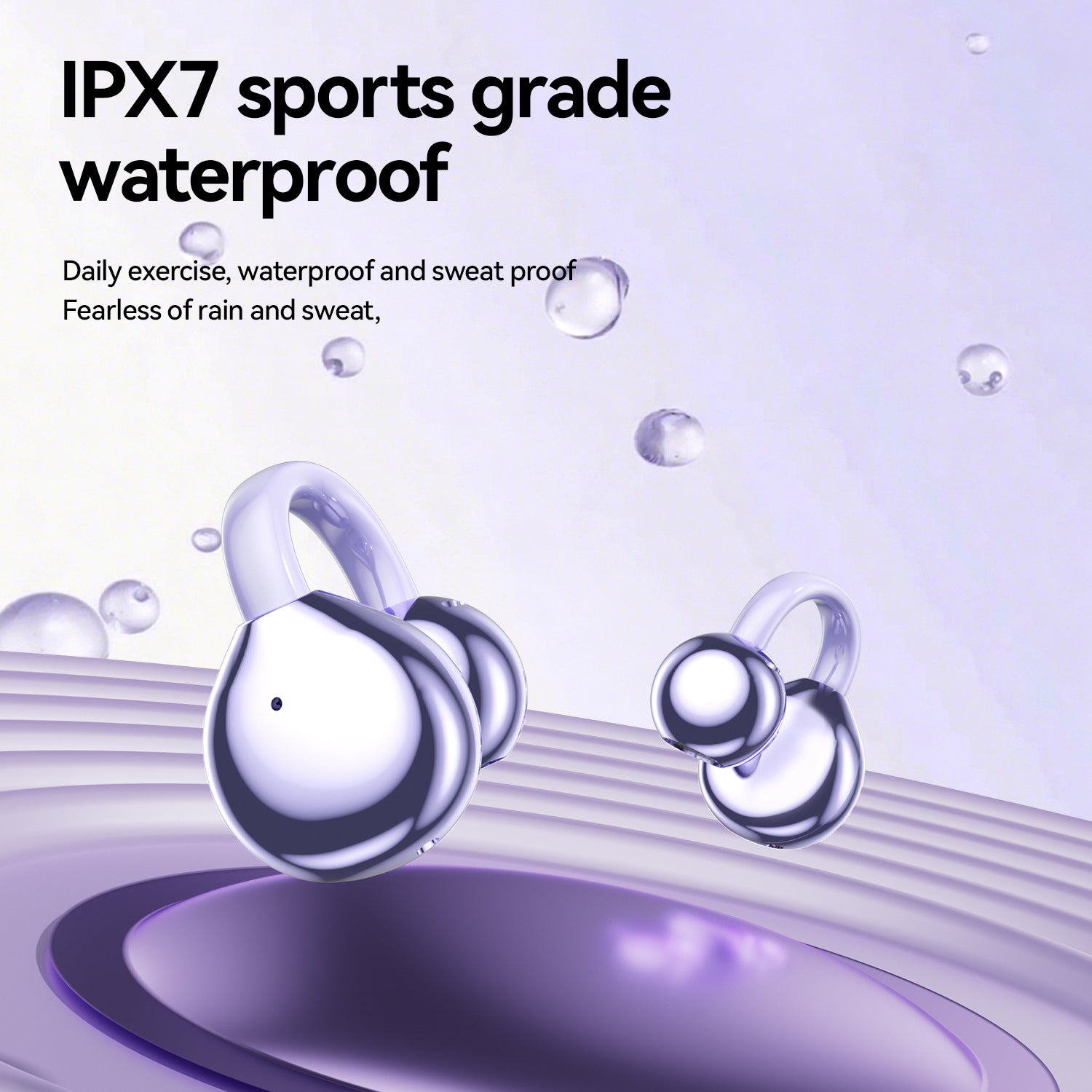 Featured Selection2025New GL8Ultra-long Battery Life High Appearance Private Model Ear Clip Bluetooth Earphones Wholesale