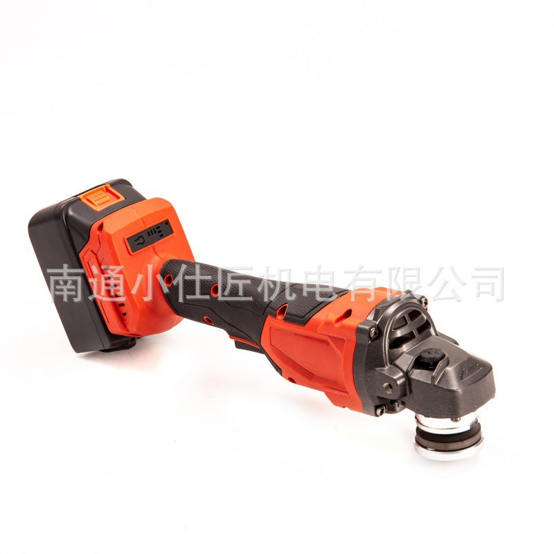 Cross-Border Foreign Trade Lithium Battery Angle Grinder High Power Portable Handheld Polishing Machine Multi-Function Rechargeable Grinding Machine