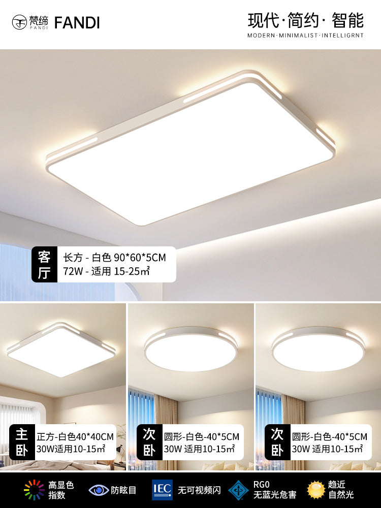 New led Living Room Ceiling Light Nordic Round Bedroom Light Simple Study Room Light Dining Room Balcony Lighting Fixture