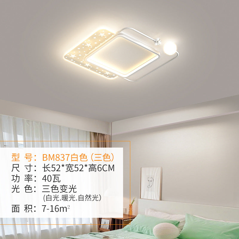 Nordic Bedroom Ceiling Light Modern Simple Creative Geometric Master Bedroom Room Lighting Design Internet Celebrity Home Ceiling Light