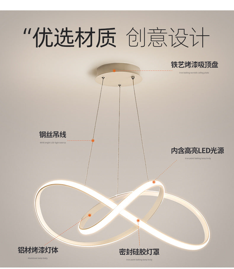 Restaurant Pendant Light Modern Minimalist Dining Room Table Lamp Bar Counter Internet Celebrity Bedroom Pendant Light2025New Model Zhongshan Lighting