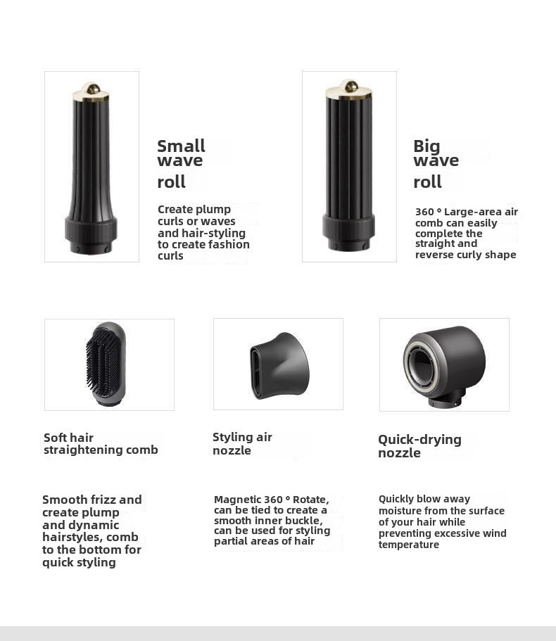 大功率吹风机 负离子家用电吹风机 全自动卷发棒 静音高速吹风机