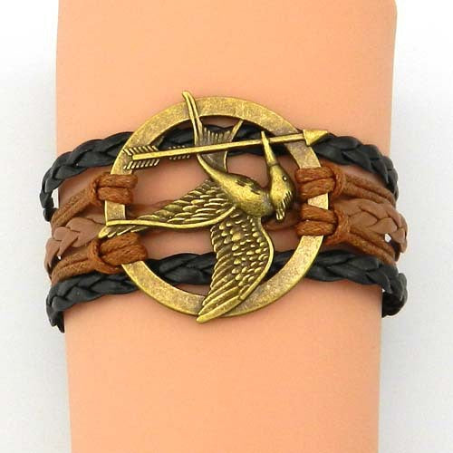 Vintage Anchor Multi-layer Braided Bracelet Owl Cross Bracelet Men's Layered Handmade Braided Leather Bracelet