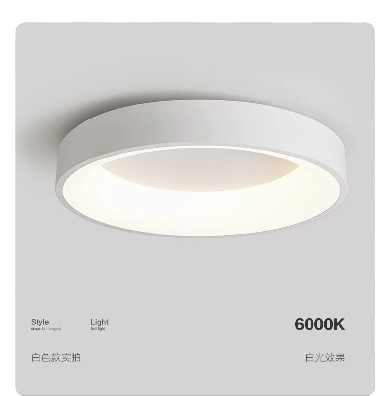 Master Bedroom Light Eye Protection Round Master Bedroom Light LED Ceiling Lamp Artistic Minimalist Full Spectrum Zhongshan Lighting Internet Celebrity Model
