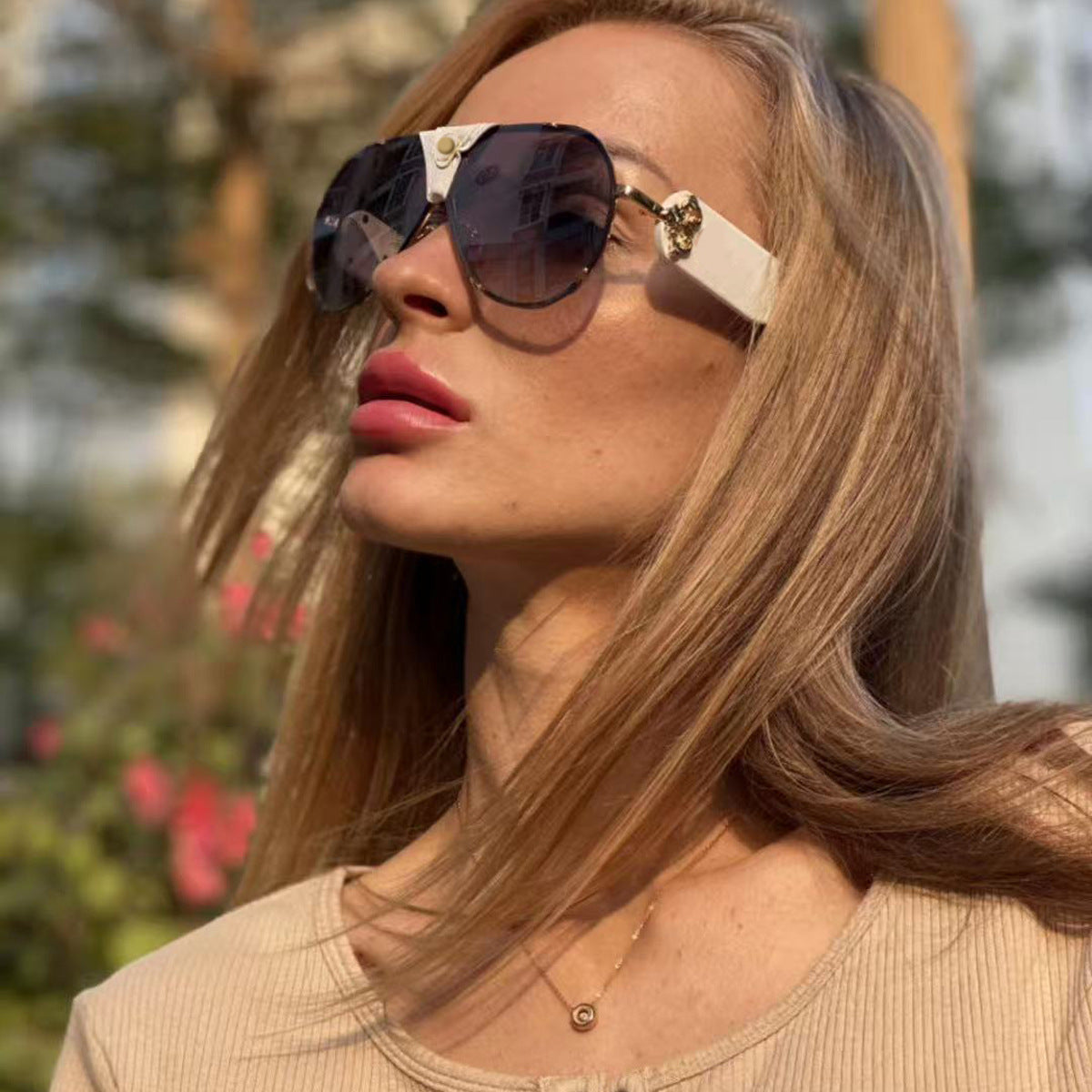 2025New Style Toad Glasses Men's European and American retro Sunglasses Pilot Sunglasses Men's Sunscreen Driving Glasses