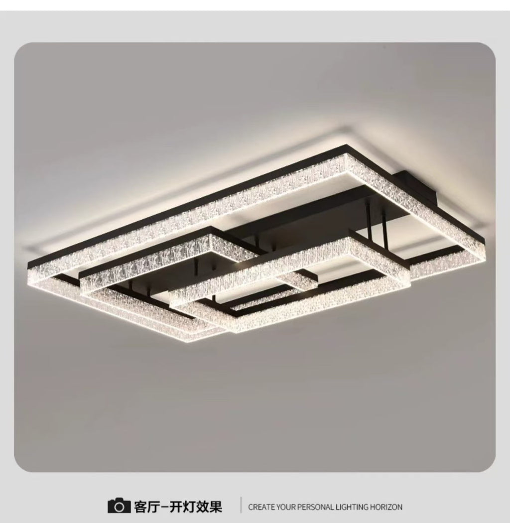 Modern Minimalist Internet Celebrity Living Room Ceiling Light Elegant Home Italian Light Luxury Ice Crack Pattern Hall Master Bedroom Lighting