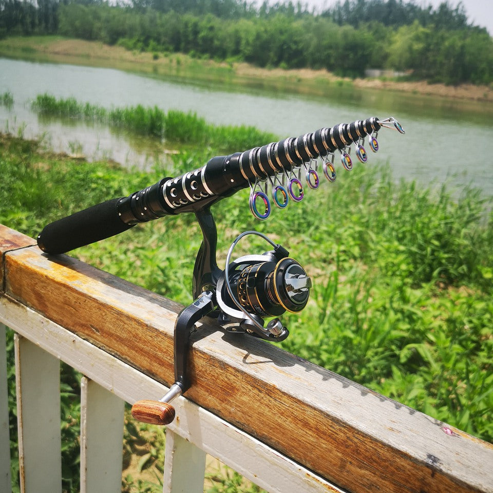 Ultra-short Ultra-hard Rock Fishing Rod Short Section Small Sea Rod Can Be Used FBA Overseas Warehouse Fishing Gear Set European and American Rods