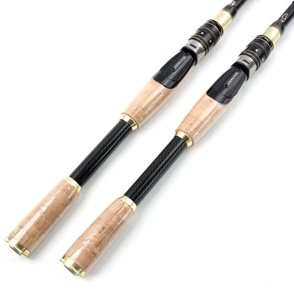 Manufacturer Wholesale Dropshipping Fishing Gear Ultra Short Portable Fishing Rod Small Sea Rod Carbon Fiber Fishing Rod Telescopic Lure Rod