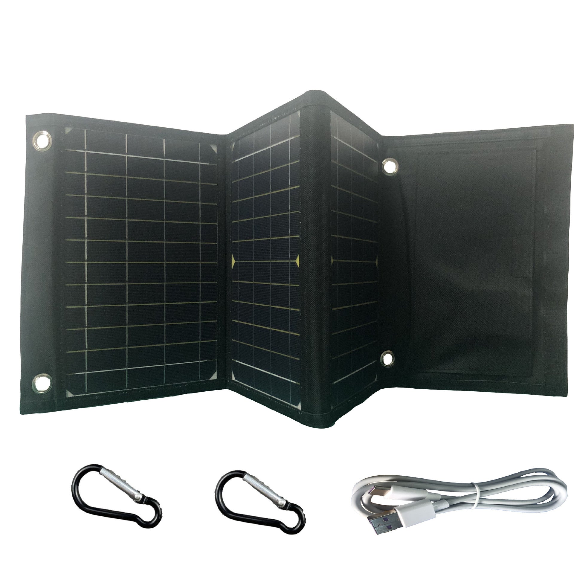 New21W Monocrystalline Solar Foldable Bag Outdoor Power Supply Solar Charging Board Handheld Portable Outdoor Emergency