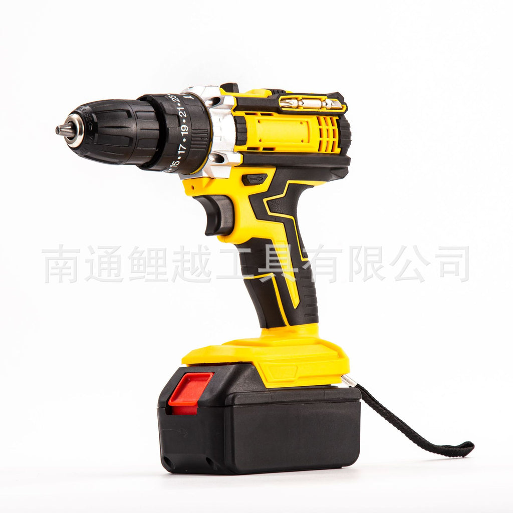 21v Multifunctional Lithium Electric Drill Set Rechargeable Hand Drill Household Impact Drill Pistol Drill Manufacturer