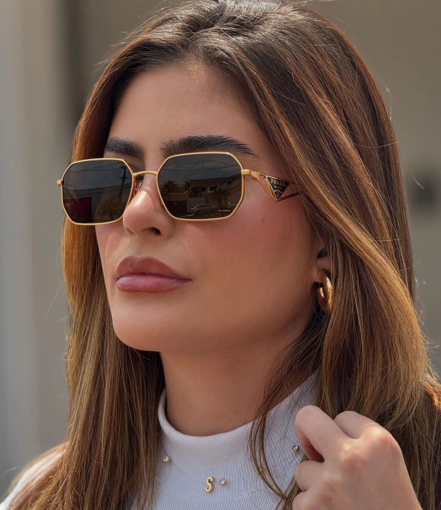 New Metal Sunglasses for Men and Women Classic Elegant Versatile Sunglasses Travel UV Protection Double Bridge Sunglasses Hot