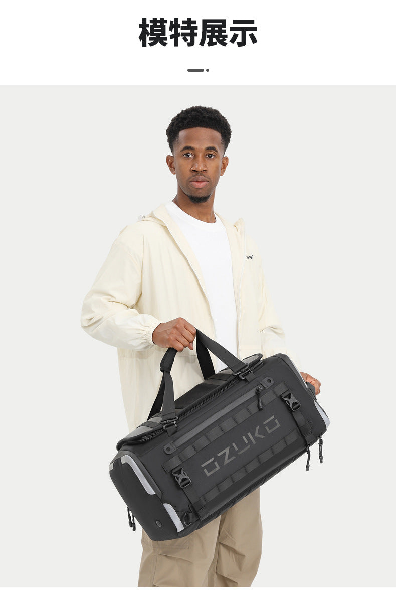 Short Trip Bag Men's Dry Wet Separation Handheld Travel Multifunctional Sports Backpack Can Be Carried or Slung Waterproof Bag