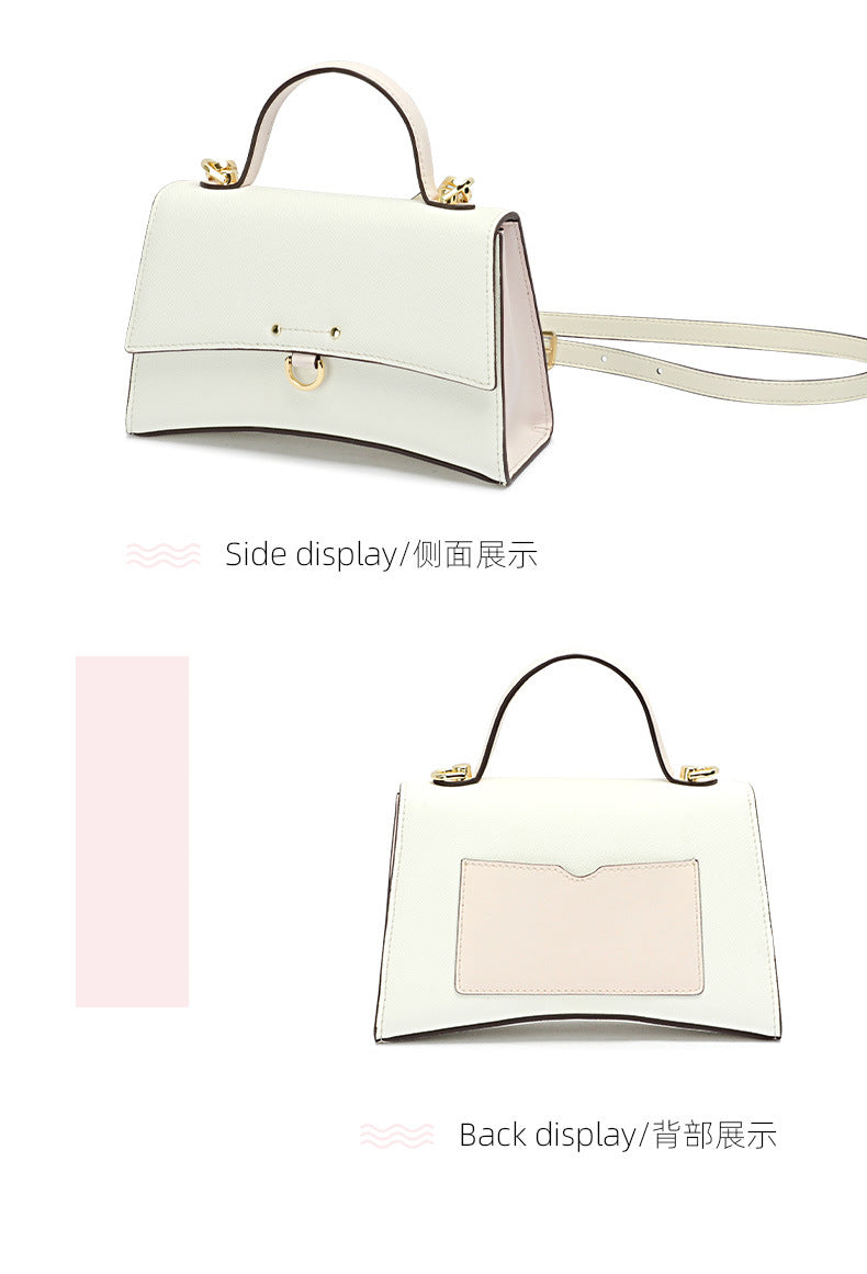 New Summer Korean Fashion Simple Kelly Bag Women's Single Shoulder Crossbody Small Bag Elegant Personality Small Square Bag