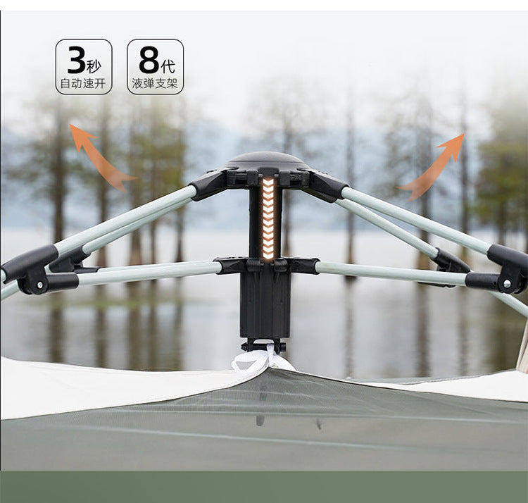 Tent Outdoor Folding Camping Equipment Picnic Integrated Fully Automatic Thickened Rainproof Quick Open Design