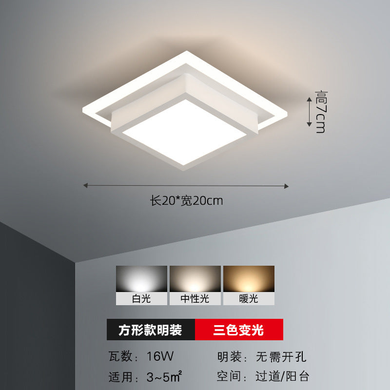 Corridor Light led Aisle Light Simple Modern Entryway Light Ceiling Embedded Household Spotlight Surface Mounted Downlight
