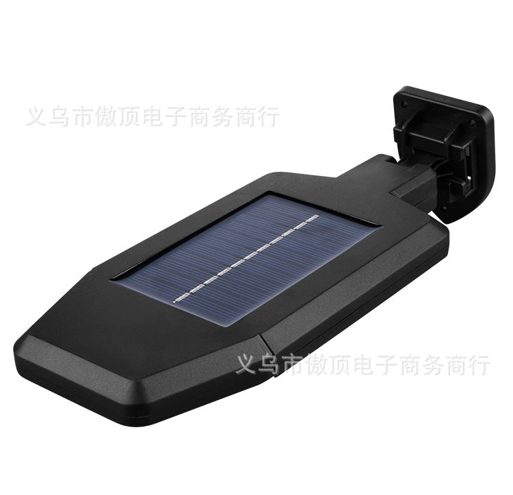 New Solar Wall Light Outdoor Human Body Sensing Street Light Waterproof Garden LED Garden Landscape Light Remote Control