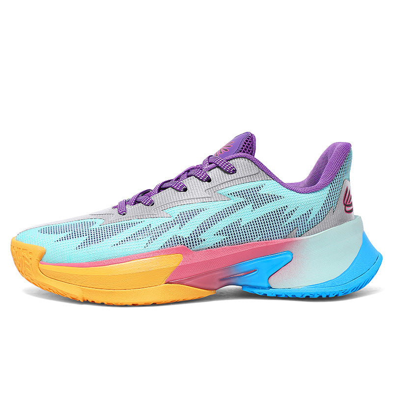 Basketball Shoes New Mesh Breathable Anti-Slip Practical Cushioning Rebound Sneakers Fashion Trend Lightweight Sports Shoes