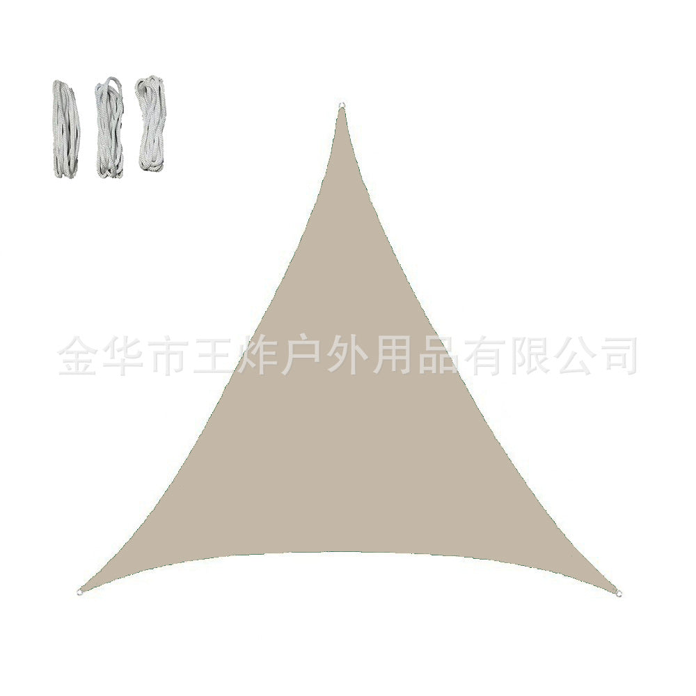 Sunshade Sail Factory Outdoor Camping Canopy Sunshade Awning Courtyard Pool Sunshade Triangle Sail