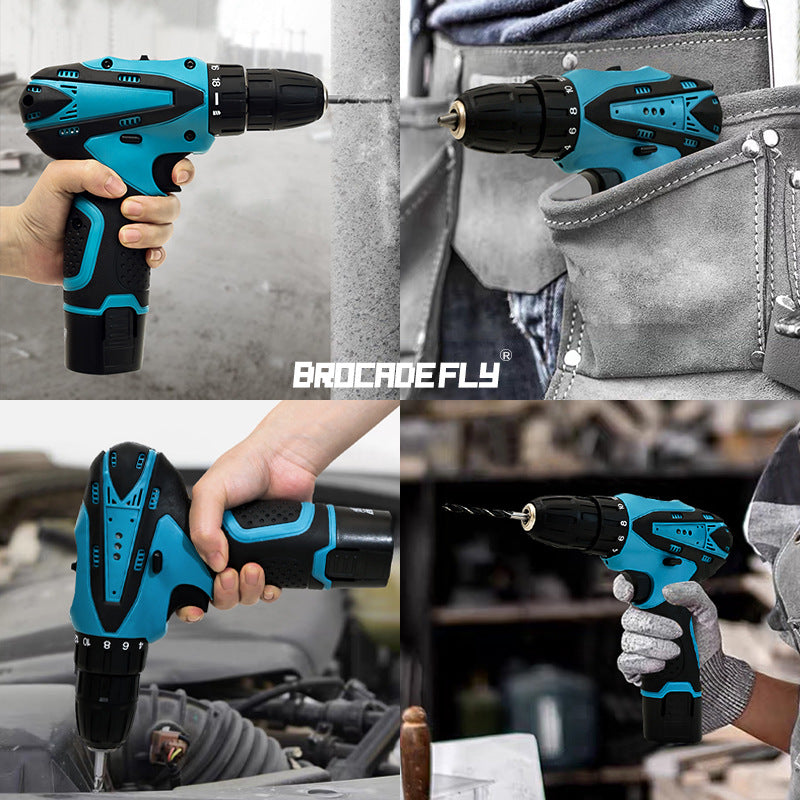 Electric hand drill12V Electric Screwdriver Lithium Battery Driver Pistol Drill Wholesale Power Tools