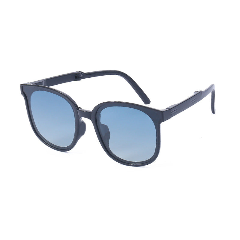 New Fashion Foldable Sunglasses for Women UV Protection Polarized Sunglasses Trendy Portable Full Frame Sun Glasses
