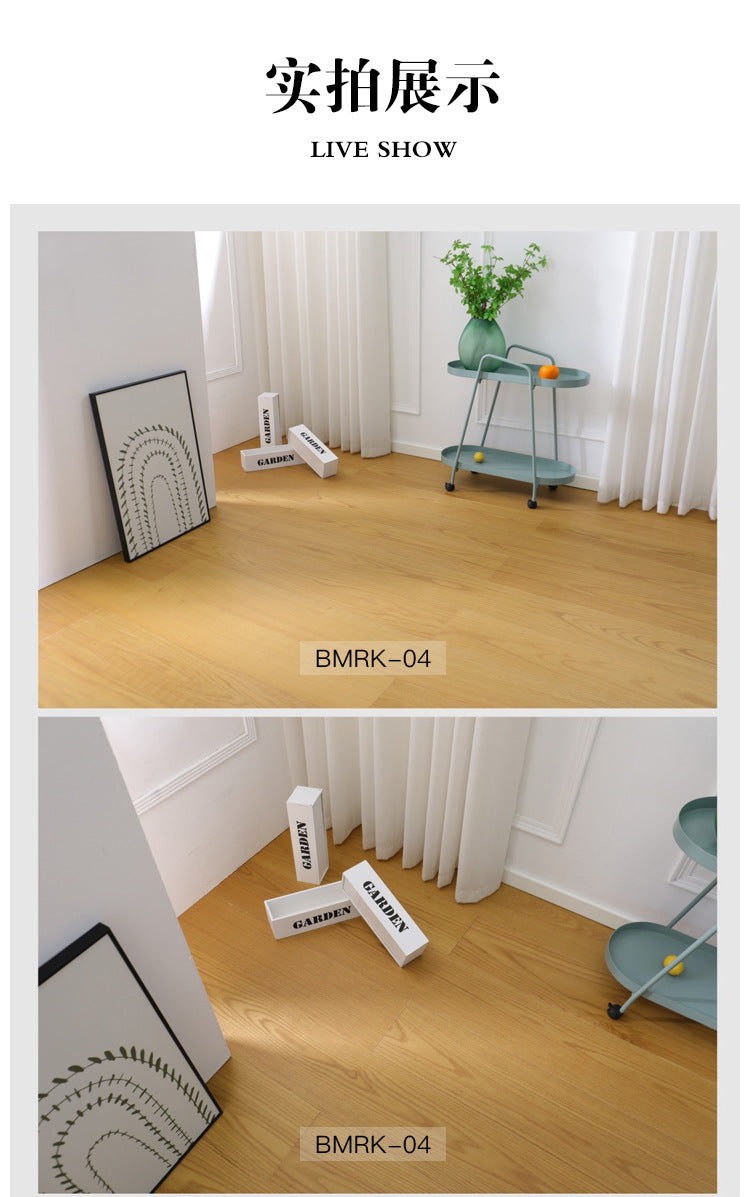 1.9North American Oak AB3.0mm Pure Three-Layer Solid Wood Composite Flooring, Floor Heating, Moisture-Proof, Locking Three-Layer Flooring