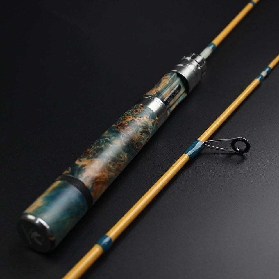 1.4Ultra-light Stream Casting Rod, Soft and Lightweight, Easy to Carry, Four-section Lure Rod for Bass and Panfish Fishing
