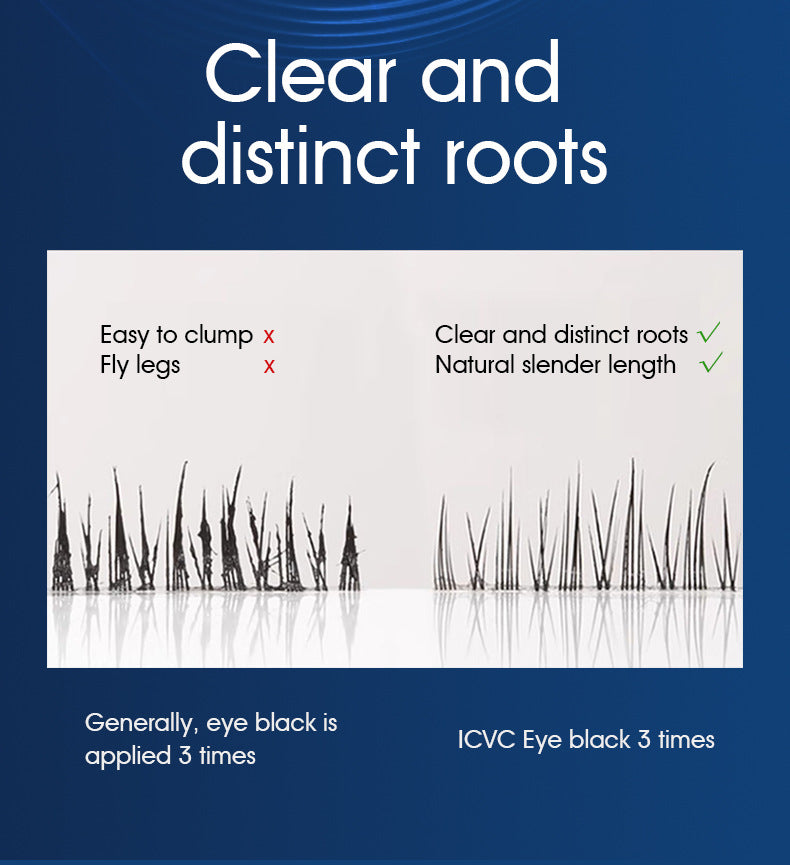 Mascara Waterproof Non-Smudge Lengthening Thick Curling Eyelash Version European Daily Use Makeup