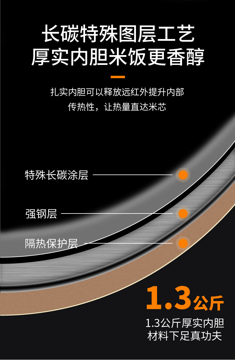 厂家直销家用5升大容量多功能电压力锅电饭煲压力锅批发