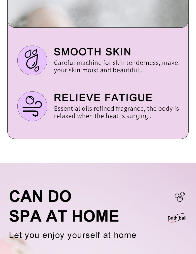 Full English Dried Flower Explosive Bath Salt Ball100gSADOER Clean Fragrance Bath Ball  Wholesale