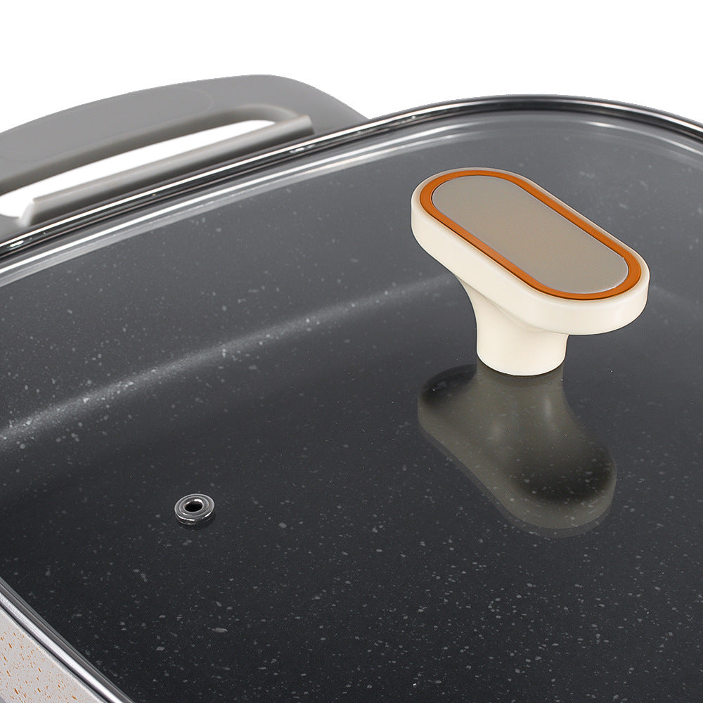 RAF European Standard Multifunctional Electric Cooker Electric Grill Home Electric Hot Pot BBQ Hot Pot All-in-One Electric Cooker5400