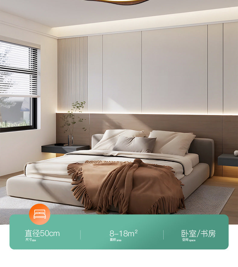 Living Room Main Light New Chinese Style Mid-century Elegant Zhongshan Lighting Whole House2025New Walnut Ceiling Light