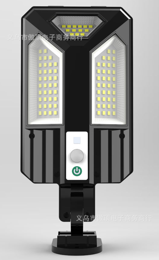 New Solar Light Human Body Sensing Street Light Outdoor Garden Light with Remote Control Garden Light LED Wall Lamp