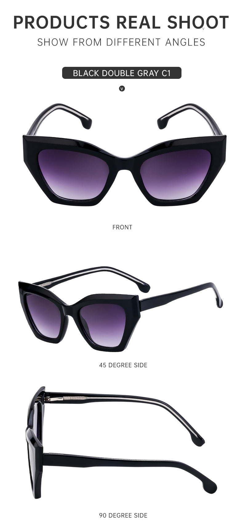 European and American Fashion Cat Eye Sunglasses for Women Hollow High-end Sunglasses Wholesale Glasses sunglasses