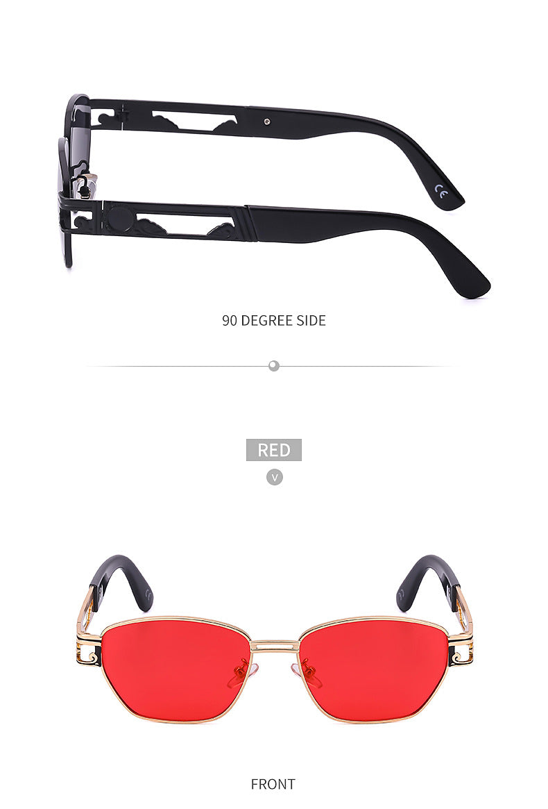 2025Steampunk Sunglasses New Men's Trendy Fashion Retro Small Square Frame Sunglasses Men sunglasses