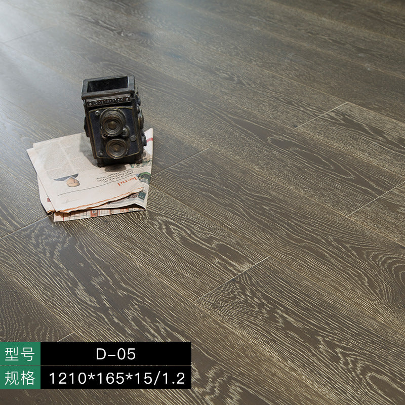 In stock wholesale Door-to-Door Installation Oak Multi-layer Small Knot Locking Solid Wood Flooring Eco-friendly Underfloor Heating Composite Flooring