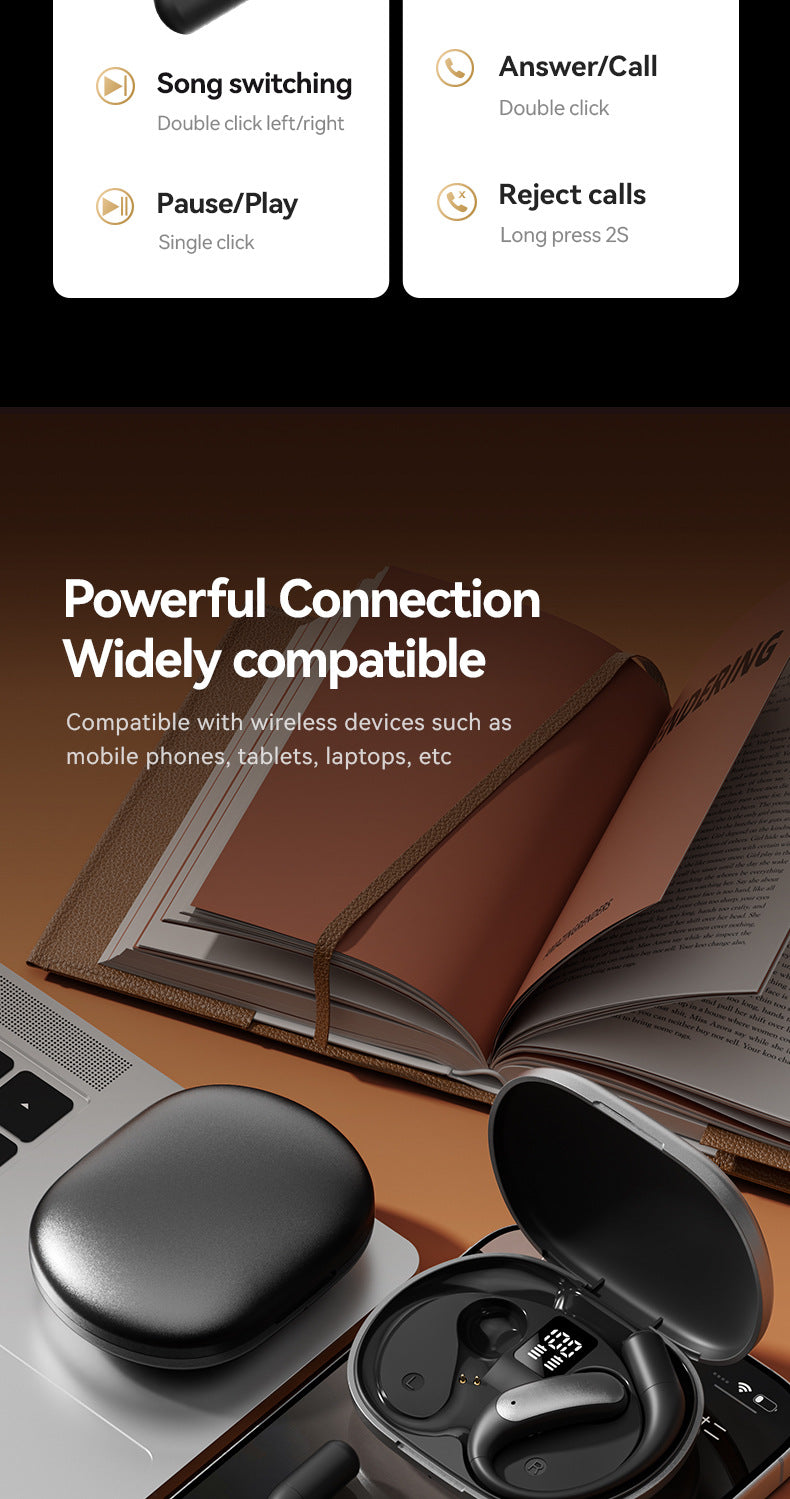 Popular M127AI Translation Long Battery Life Over-Ear Headphones Non-In-Ear Private Model Noise Cancelling Wireless Bluetooth Headphones