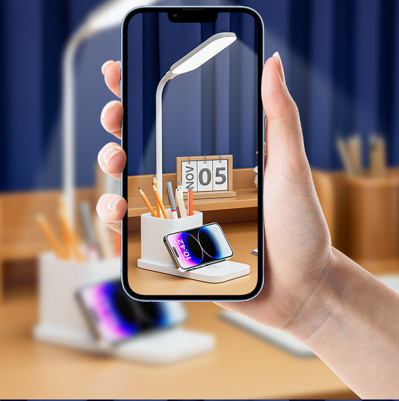 Creative Eye Protection Table Lamp Multi-Functional Two-in-One Cubby Lamp Student Dormitory Desktop Learning Table Lamp Gift Wholesale