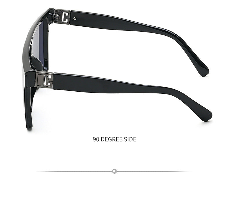 2025New Fashion Sunglasses for Women, Internet Celebrity Style, Large Square Frame Sunglasses for Men, Trendy sunglasses