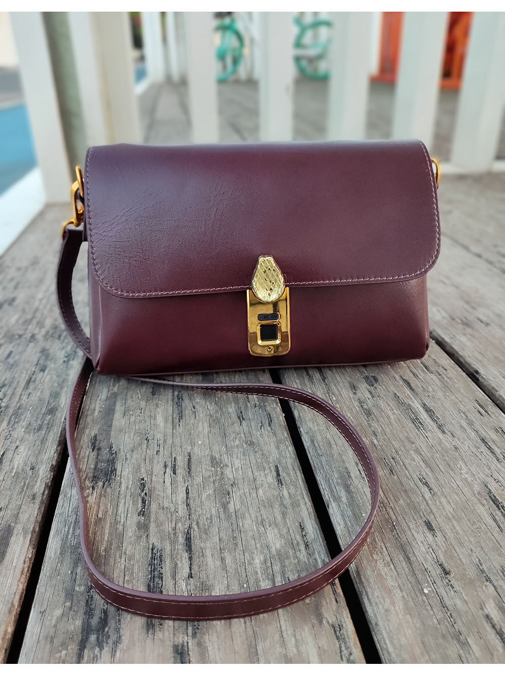 Fingerprint Unlock Bag Niche Genuine Leather Women's Bag High-end Flocked Top Layer Cowhide Single Shoulder Crossbody Commuter Underarm Bag