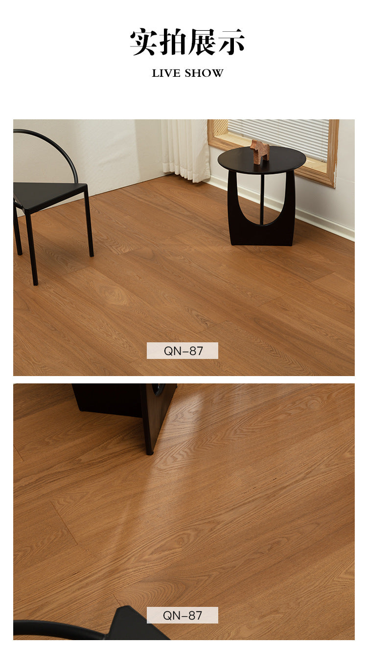 Source Factory European White Oak Pure Three-Layer Solid Wood Flooring for Underfloor Heating Modern Style Villa Home Use ENF Environmental Protection