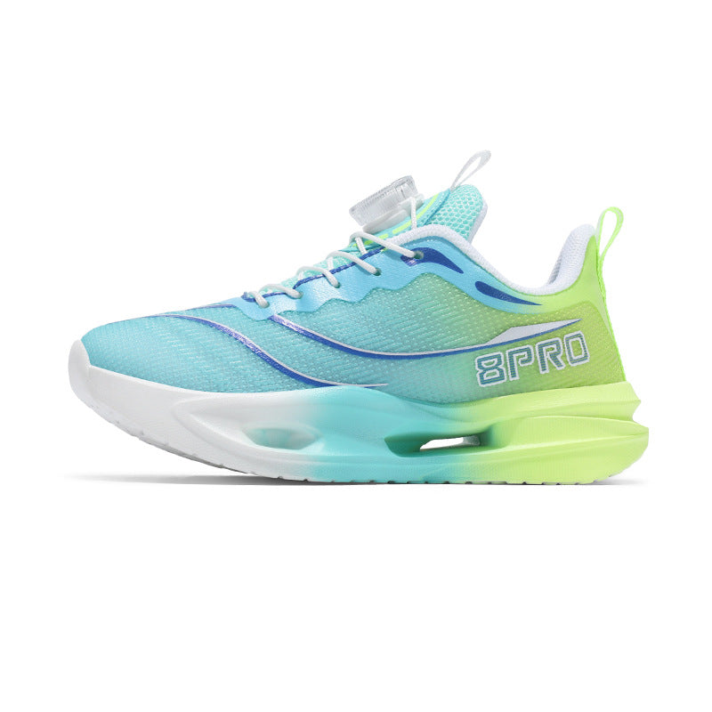 Spring and Summer Fashion Comfortable Running Shoes for Teenagers, Casual Shoes with High Elasticity and Shock Absorption, Student Marathon Training Sports Shoes